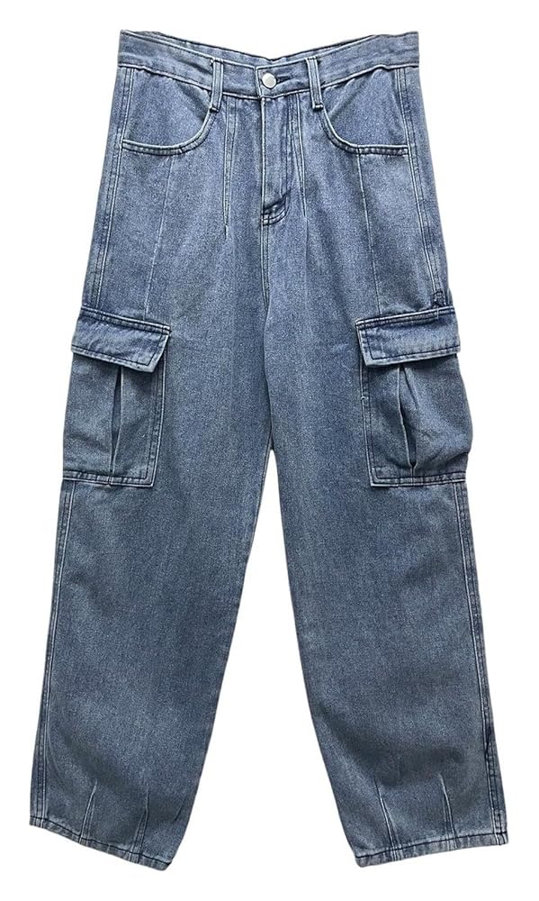 Men's Baggy Jeans Y2K Streetwear Skateboard Denim Pants